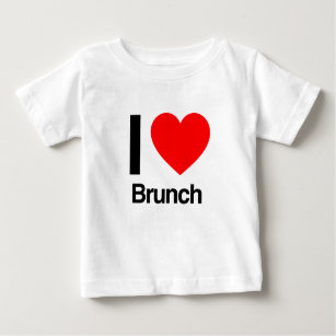 Camiseta Para Bebê eu amo a refeição matinal