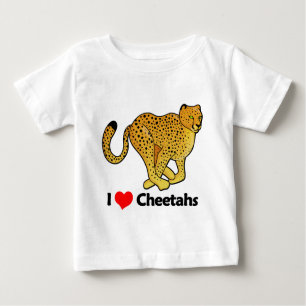 Camiseta Para Bebê Eu amo chitas