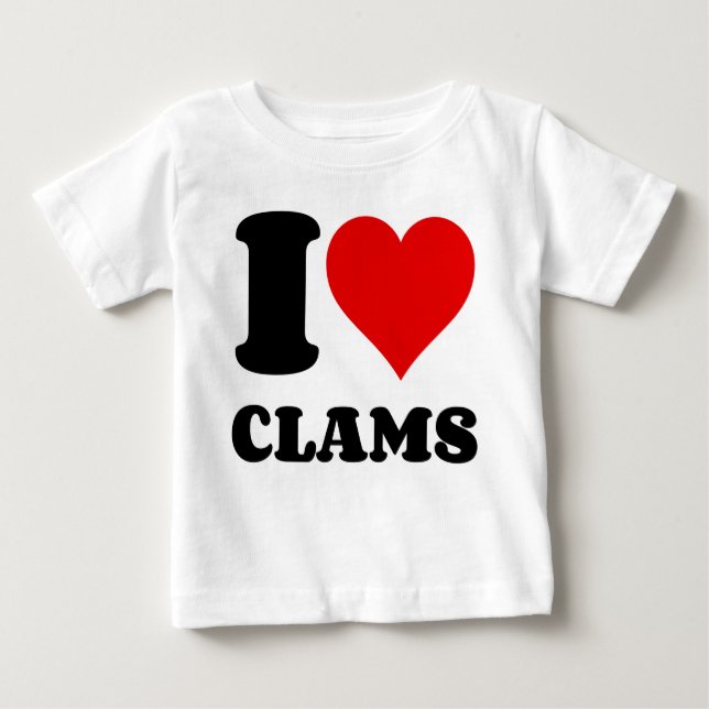 CAMISETA PARA BEBÊ EU AMO CLAMAS (Frente)