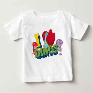 Camiseta Para Bebê Eu Amo Dinos Dino Ranch