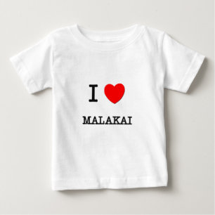 Camiseta Para Bebê Eu amo Malakai
