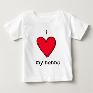 Camiseta Para Bebê eu amo meu bodysuit italiano do bebê do vovô do