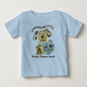 Camiseta Para Bebê Eu Amo meu filho, Criador Personalizado