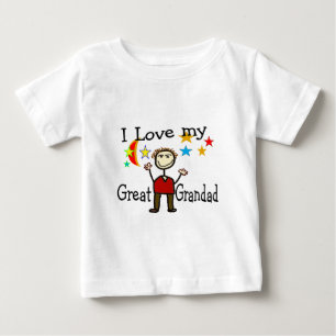 Camiseta Para Bebê Eu amo meu grande Grandad