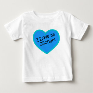 Camiseta Para Bebê Eu amo meu Jiichan