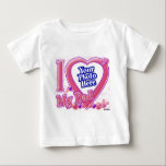 Camiseta Para Bebê Eu amo meu Pai rosa/roxo - foto<br><div class="desc">I Love My Pai cor-de-rosa/roxo - foto Adicione sua foto favorita a este design de camiseta!</div>