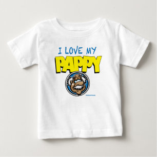 CAMISETA PARA BEBÊ EU AMO MEU PAPPY