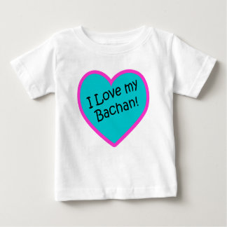Camiseta Para Bebê Eu amo meu t-shirt de Bachan