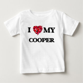 Camiseta Para Bebê Eu amo meu tanoeiro