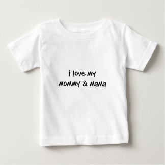 Camiseta Para Bebê eu amo minha mamãe e criança da mamãe