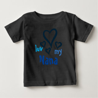 Camiseta Para Bebê Eu Amo Minha Nana Baby T-shirt