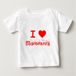 CAMISETA PARA BEBÊ EU AMO MUMMERS