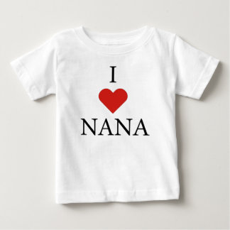 Camiseta Para Bebê EU AMO NANA Baby T-Shirt 