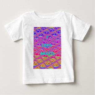 Camiseta Para Bebê Eu amo o Brasil: Lindas cores tradicionais do samb