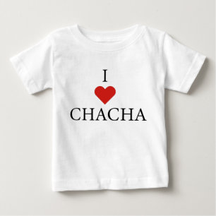 Camiseta Para Bebê EU AMO O CHACHA Baby T-Shirt