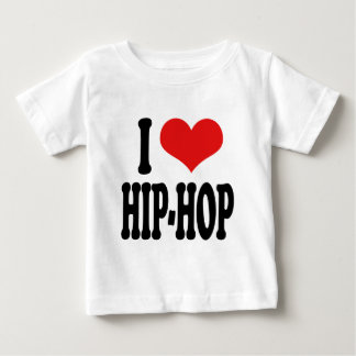 Camiseta Para Bebê Eu amo o hip-hop
