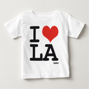 CAMISETA PARA BEBÊ EU AMO O LA