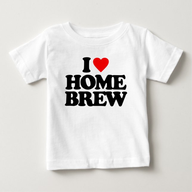 CAMISETA PARA BEBÊ EU AMO O PÃO DE CASA (Frente)