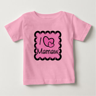 Camiseta Para Bebê Eu amo o t-shirt bonito de Mamaw