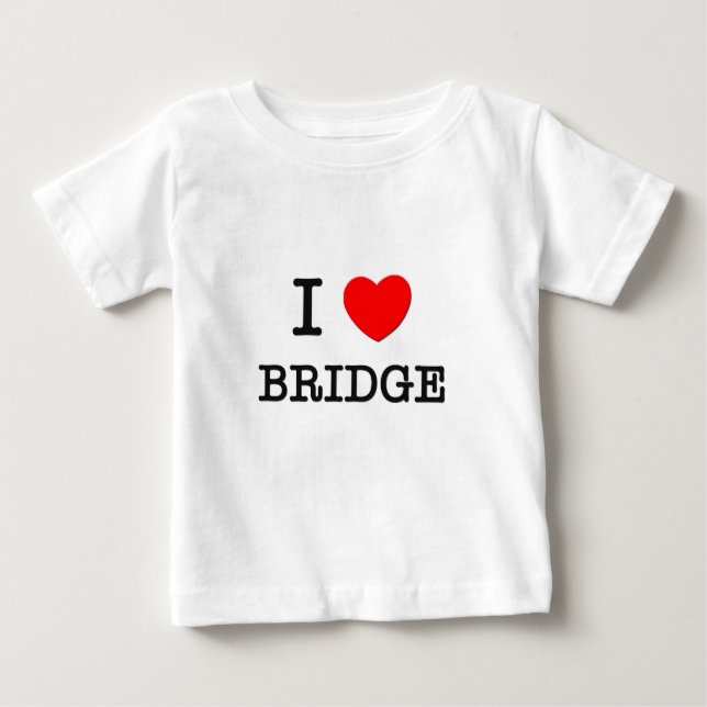 CAMISETA PARA BEBÊ EU AMO PONTE (Frente)