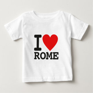 Camiseta Para Bebê Eu amo Roma