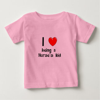 Camiseta Para Bebê Eu amo ser t-shirt do miúdo de uma enfermeira