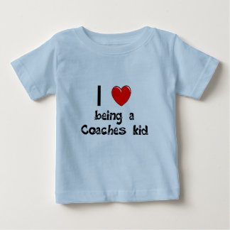 Camiseta Para Bebê Eu amo ser um t-shirt do miúdo dos treinadores