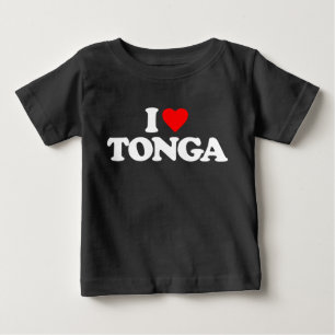 CAMISETA PARA BEBÊ EU AMO TONGA