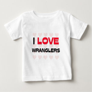 CAMISETA PARA BEBÊ EU AMO WRANGLERS