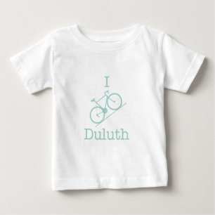Camiseta Para Bebê Eu Bike Duluth