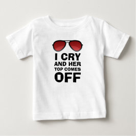Camiseta Para Bebê Eu Choro | Bebê Engraçado | Choro de Bebê | Choran