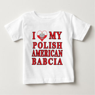 Camiseta Para Bebê Eu Corto Minha Babilcia Polonesa Americana