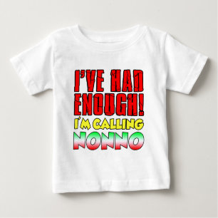 Camiseta Para Bebê Eu estou chamando Nonno