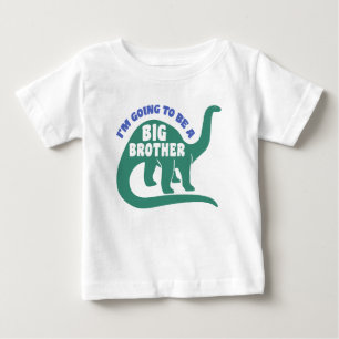 Camiseta Para Bebê Eu estou indo ser um dinossauro do big brother