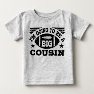 Camiseta Para Bebê Eu estou indo ser um primo grande