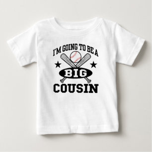 Camiseta Para Bebê Eu estou indo ser um primo grande