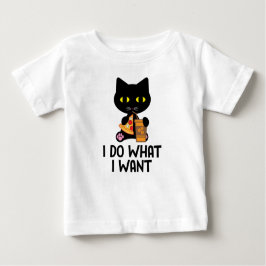 Camiseta Para Bebê Eu Faço O Que Quero.