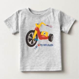 Camiseta Para Bebê Eu faço todas as minhas próprias acrobacias