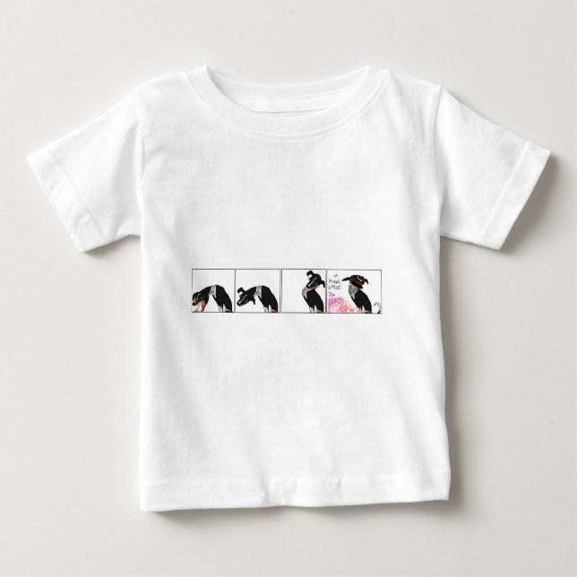 Camiseta Para Bebê "Eu fiz comida" (Frente)