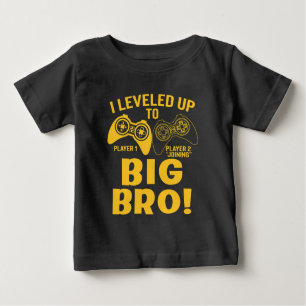 Camiseta Para Bebê Eu Levei Para O Big Bro