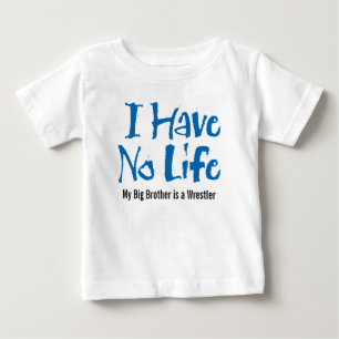 Camiseta Para Bebê Eu Não Tenho Vida (Lutador) Camiseta De Bebê