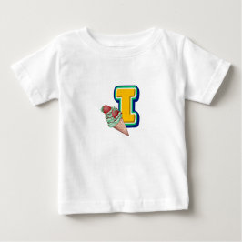 Camiseta Para Bebê Eu por Sorvete