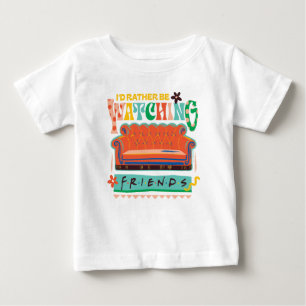 Camiseta Para Bebê Eu Preferencialmente assistindo aos amigos™ gráfic