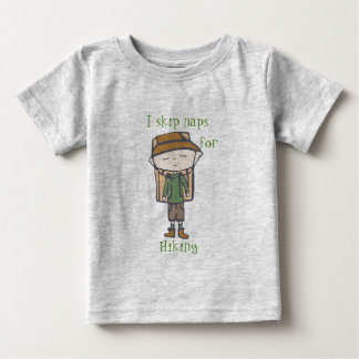 Camiseta Para Bebê eu pulo soneca para caminhar