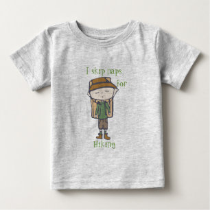 Camiseta Para Bebê eu salto sestas para caminhar