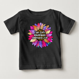 Camiseta Para Bebê Eu sou a camisa-prima de Deus