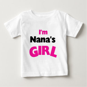 Camiseta Para Bebê Eu Sou a Garota da Nana