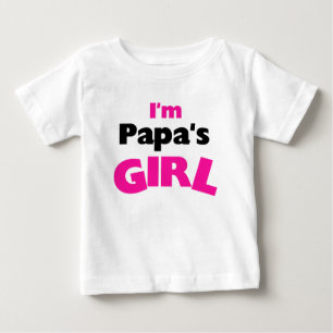 Camiseta Para Bebê Eu Sou a Menina do Papai