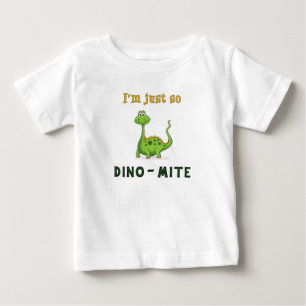 Camiseta Para Bebê Eu sou apenas assim Dino-Ácaro! T-shirt da crian