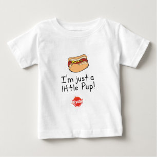 Camiseta Para Bebê Eu sou apenas um filhote de cachorro pequeno!